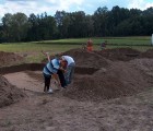 Wykopaliska w miejscowości Kołat - Rybniki prowadzone przez archeologów z Muzeum Ziemi Kujawskiej i Dobrzyńskiej we Włocławku, fot. B. Wąsik.