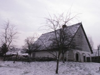 Skansen w Kłóbce zimą, fot. z arch. MZKiD we W-ku